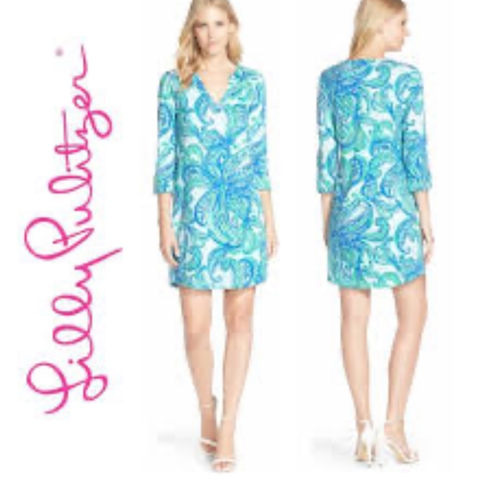 🔥Lilly Pulitzer NEW Rossmore Pima cotton tunic dress size S\XS price firm!